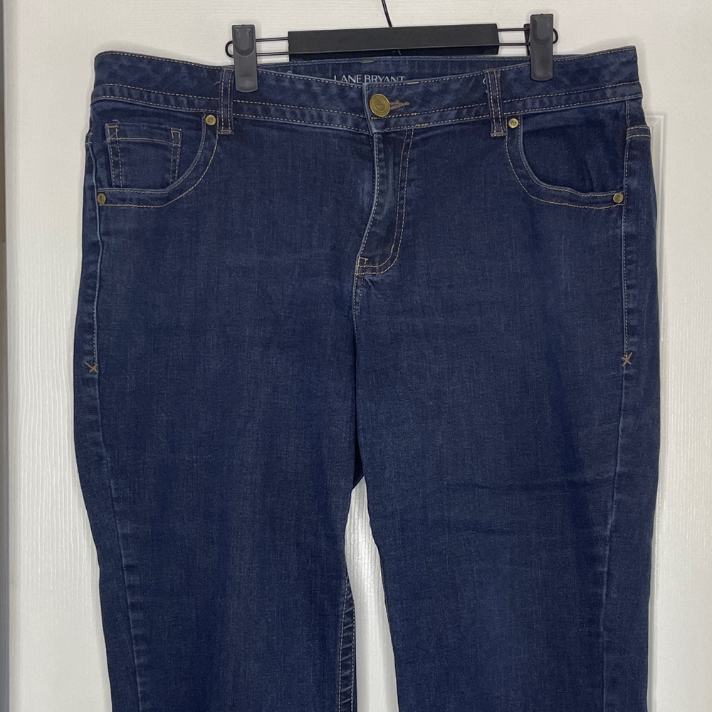 Lane Bryant Dark Blue Boot Cut Jeans